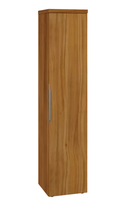 SIN 5 - 4D kancelářská skříň, 1-dveřová, pravá, 1820x400x400, ořech světlý